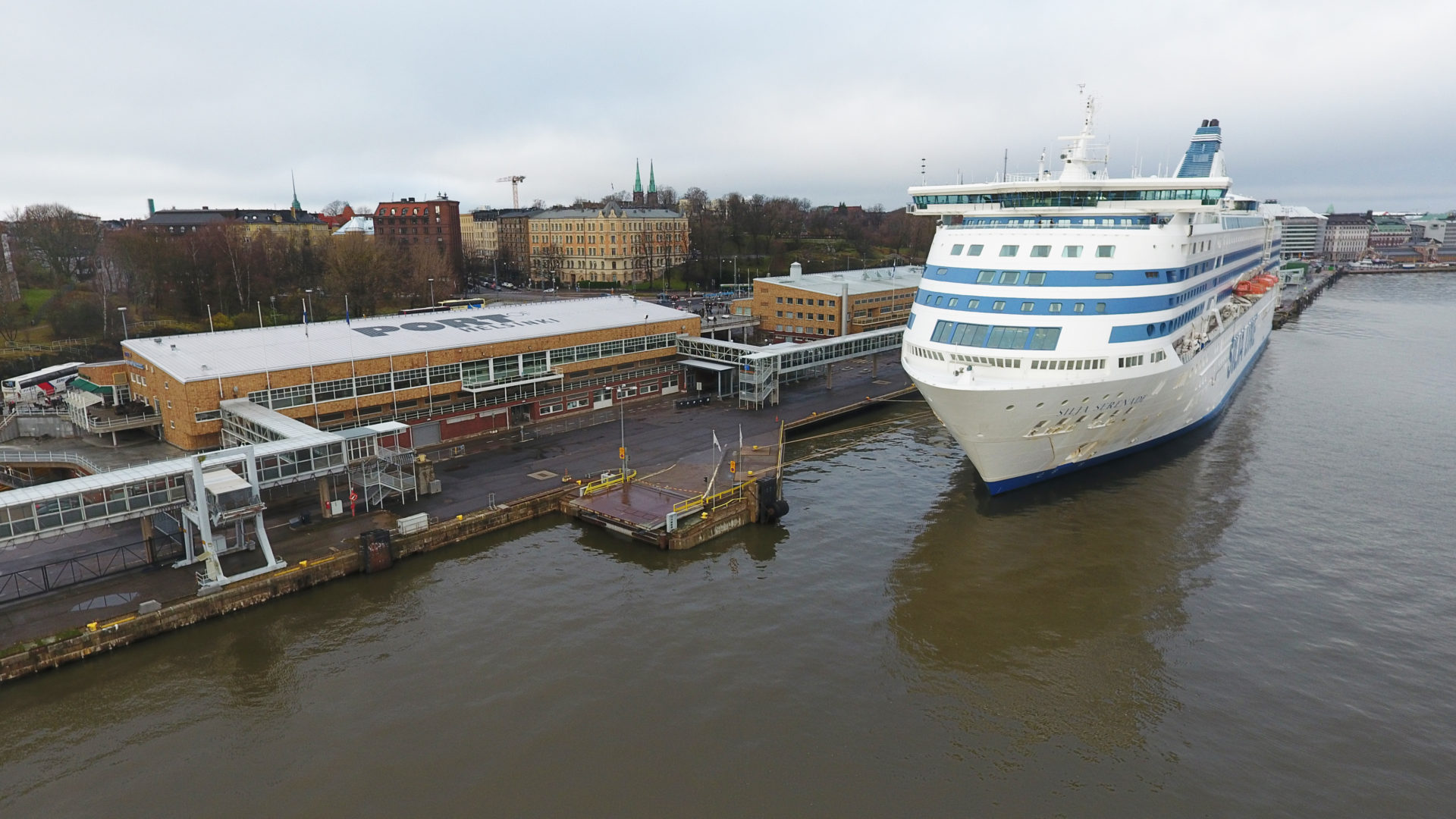 Pier EO1 at Helsinki port, Finland