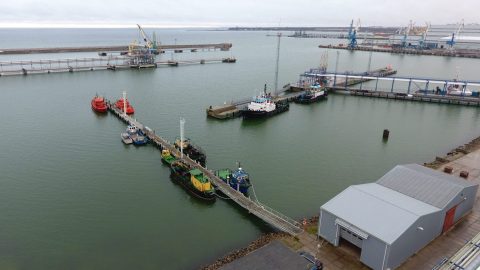 Reconstruction of Support pier at Muuga port, Estonia