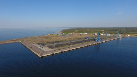 Repair of front pier walls at Muuga Port