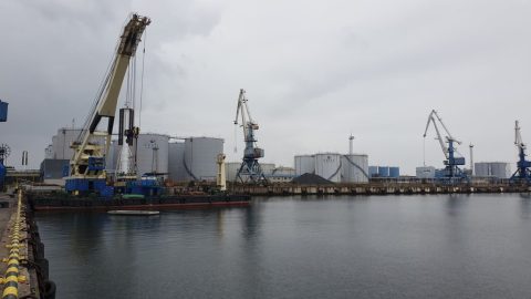 Repair of bottom protection at Muuga port