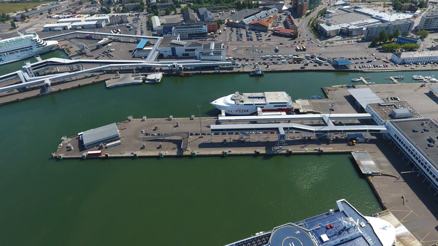 Pier 12 of Vanasadam port, Estonia