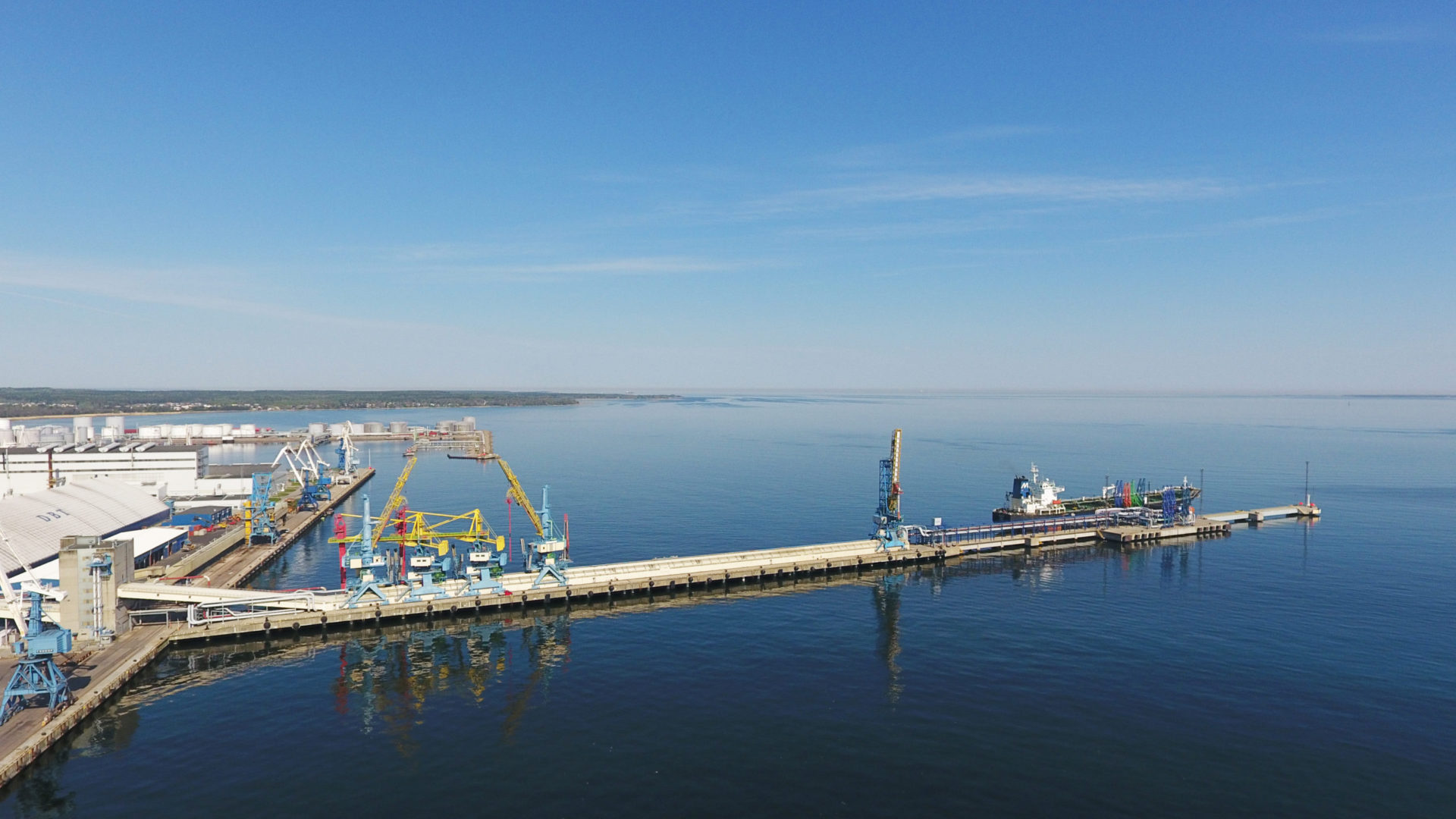 Piers 9, 10, 9A, 10A of port Muuga