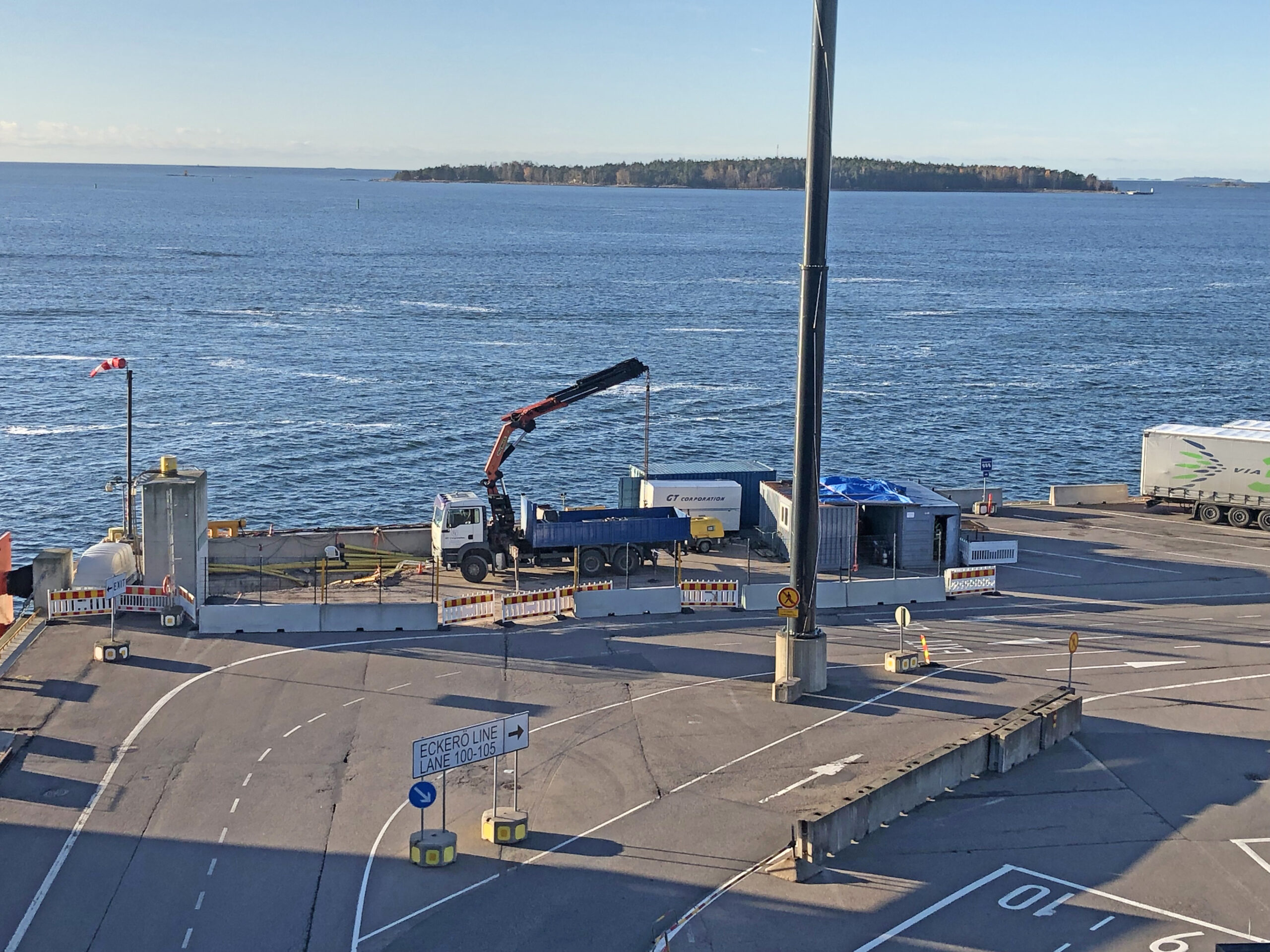 LJ7 quay part emergency repair, Finland